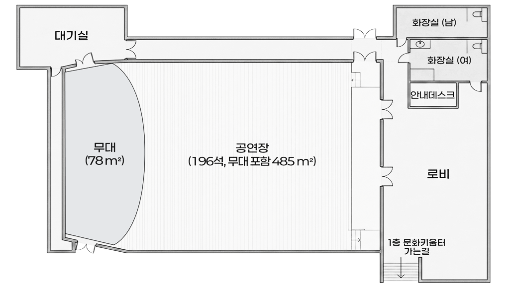 공연장 평면도